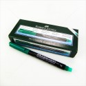 Faber-Castell ปากกาเขียนแผ่นใส ลบไม่ได้ F (0.6) <1/10> สีเขียว